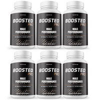 Boosted Pro - Male Performance Dietary Supplement 60 Tablets (6 Pack)