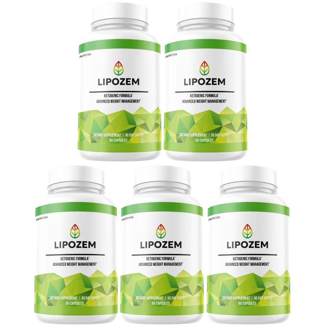 Lipozem - Weight Management Dietary Supplement 60 Capsules (5 Pack)