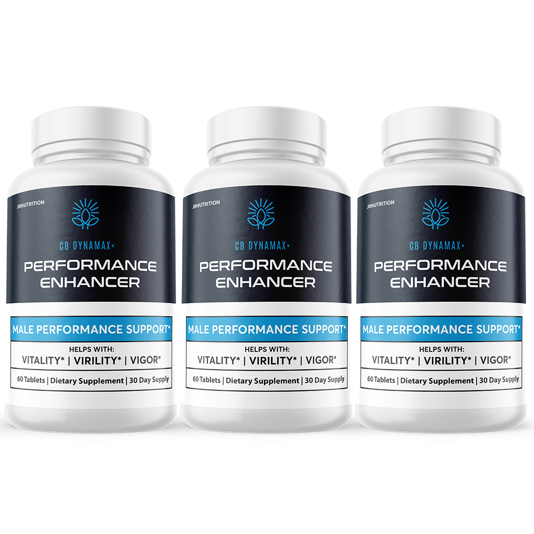 CB Dynamax+ Male Health Pills for Lasting Performance and Endurance - 3 Bottles