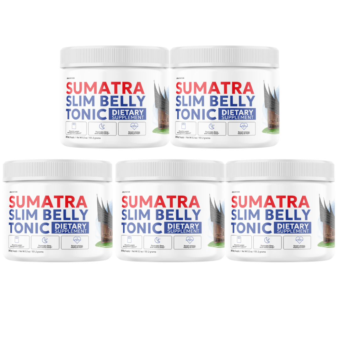 Sumatra Slim Belly Tonic - Dietary Supplement (5 Pack)