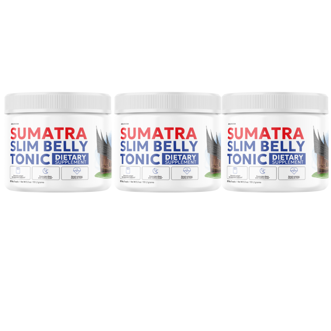 Sumatra Slim Belly Tonic - Dietary Supplement (3 Pack)