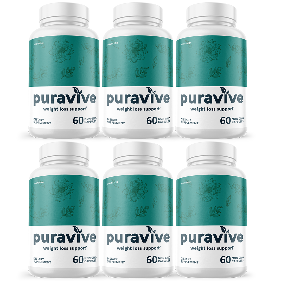 Puravive - Weightloss Support Dietary Supplement 60 Capsules (6Pack)