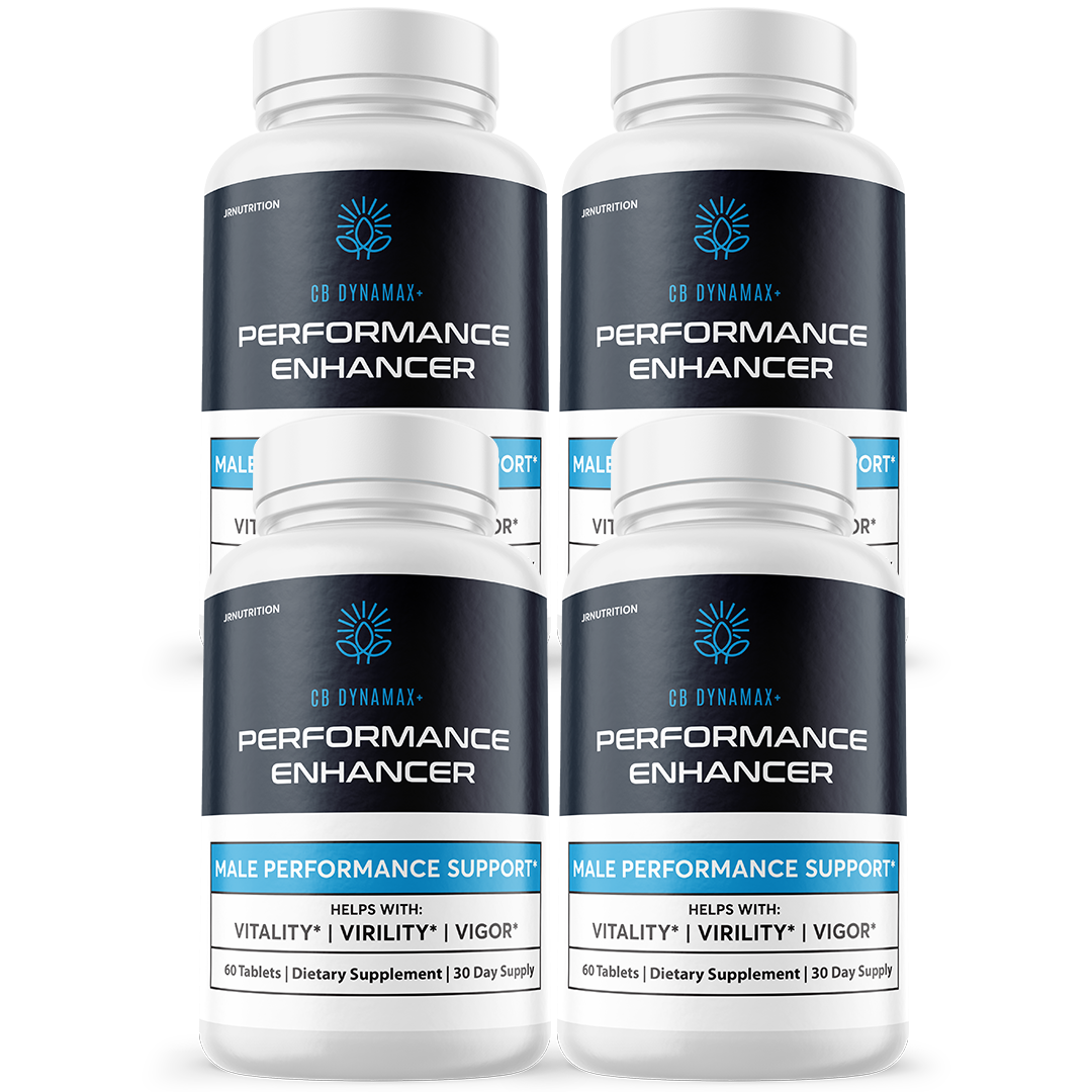 CB Dynamax+ Male Health Pills for Lasting Performance and Endurance - 4 Bottles