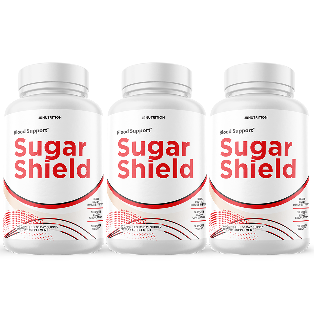 Sugar Shield - Sugar Support Dietary Supplement 60 Capsules (3 Pack)