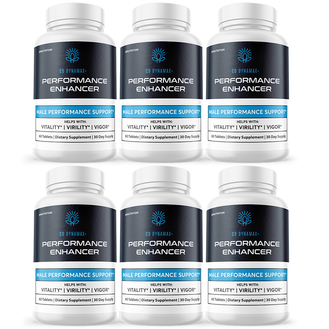 CB Dynamax+ Male Health Pills for Lasting Performance and Endurance - 6 Bottles