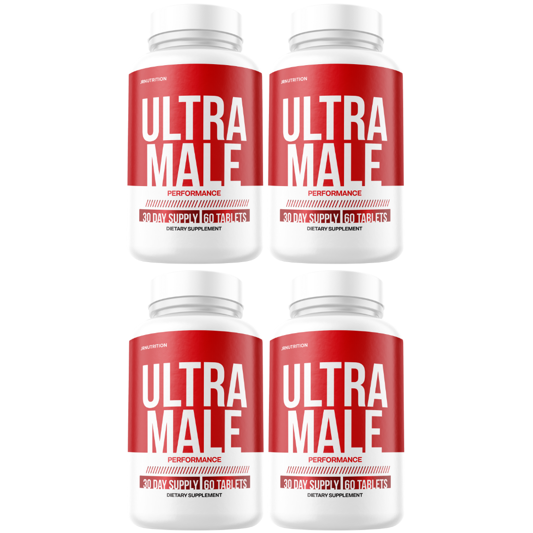 Ultra Male - Male Performance Dietary Supplement 60 Tablets (4 Pack)