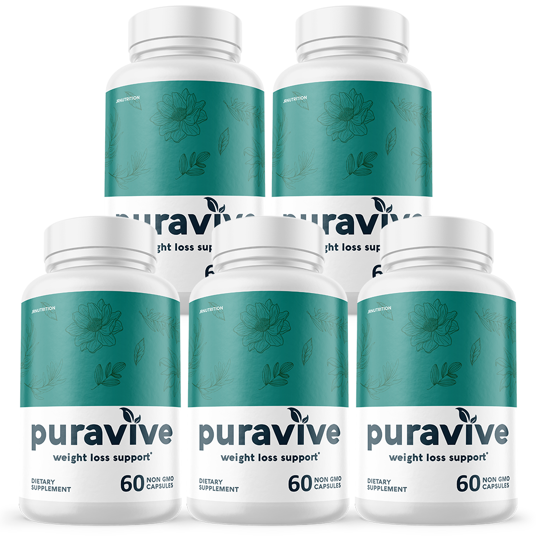 Puravive - Weightloss Support Dietary Supplement 60 Capsules (5Pack)