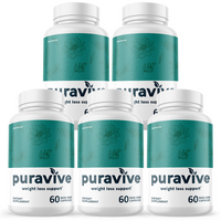 Puravive - Weightloss Support Dietary Supplement 60 Capsules (5Pack)