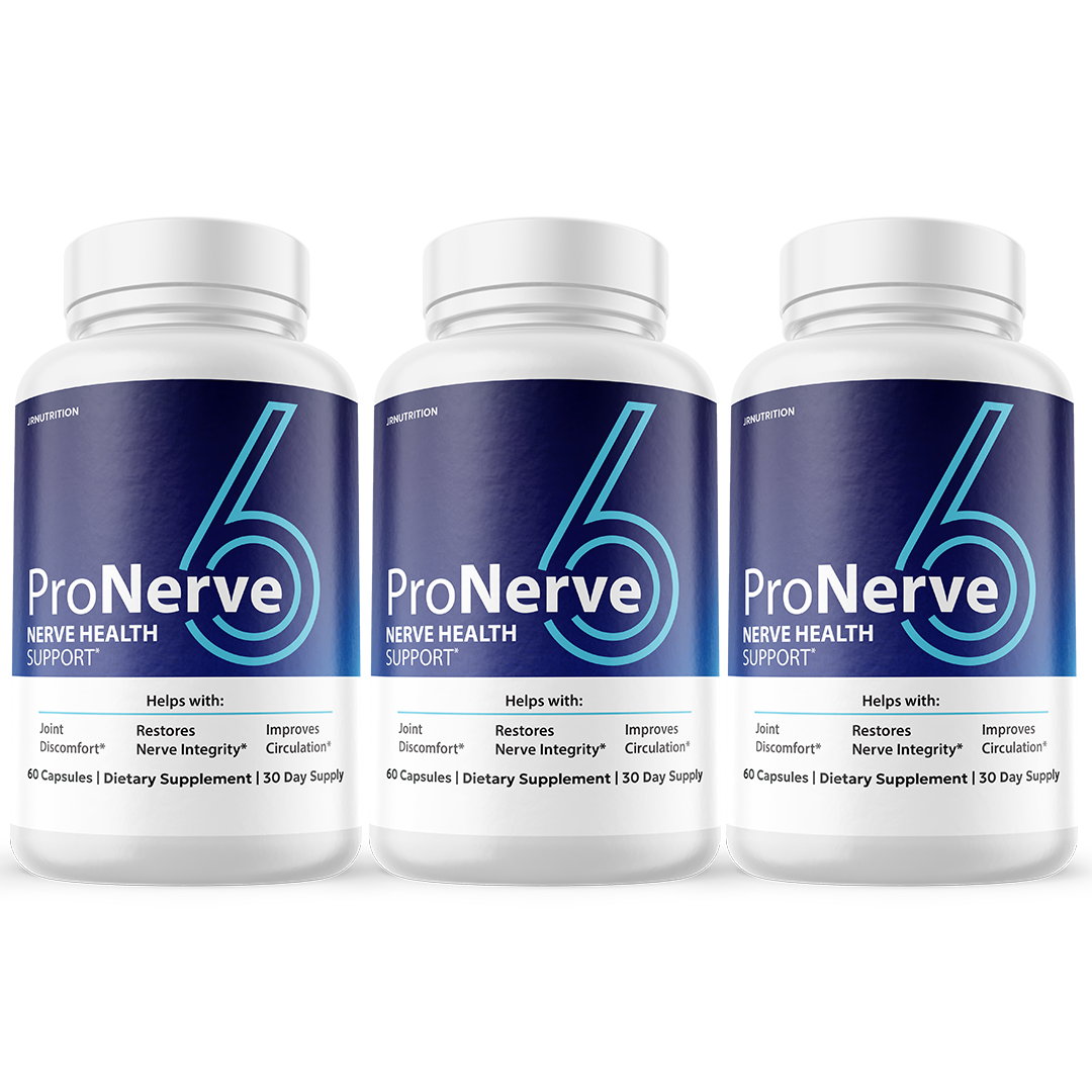 ProNerve6 Nerve Health Supplement to Support Nerve Functions Relief -3 Bottles