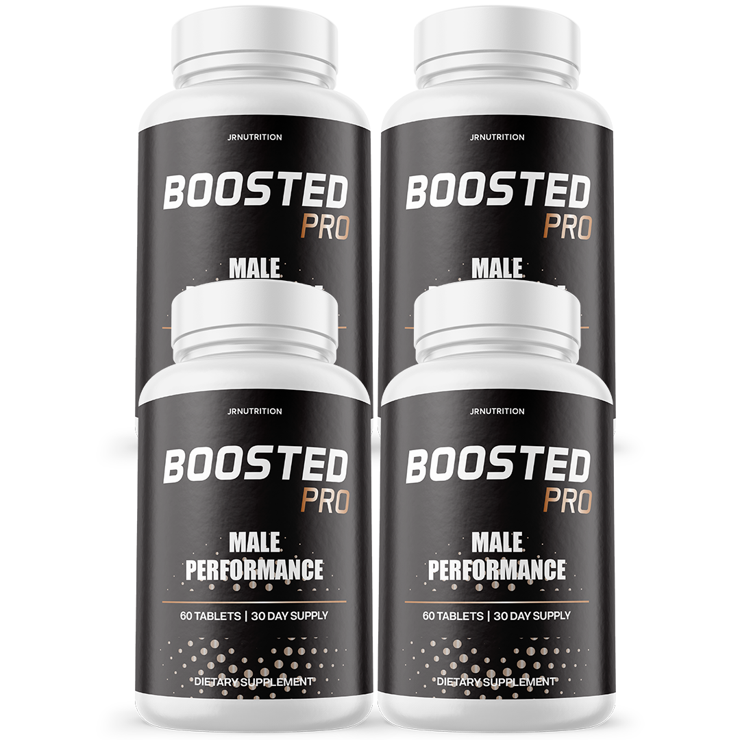 Boosted Pro - Male Performance Dietary Supplement 60 Tablets (4 Pack)