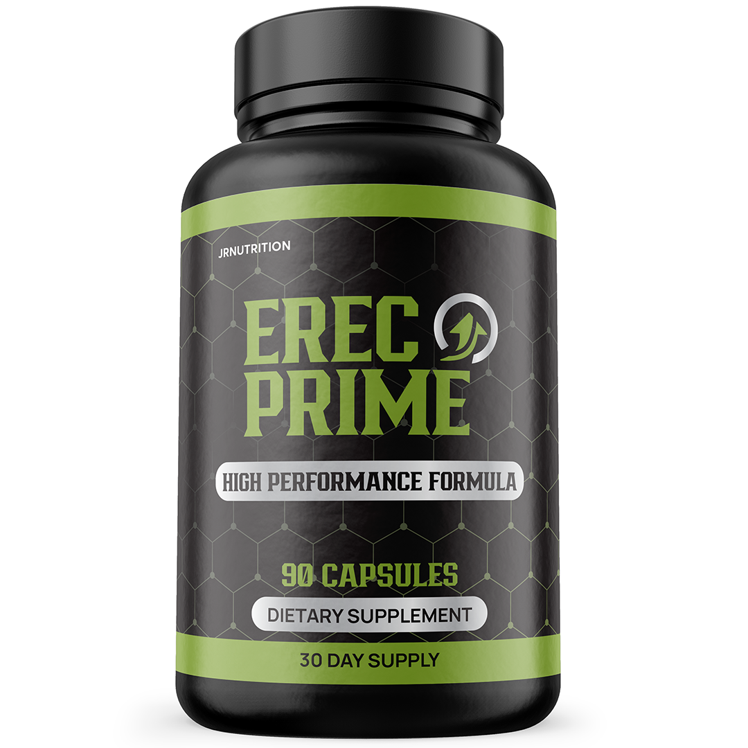 Erec Prime Supplement for Men Virility, Male Performance Pills - 90 Capsules