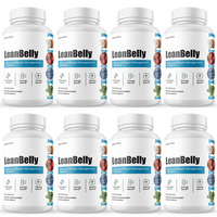 Lean Belly Weight Loss, Appetite Control Supplement - 8 Bottles