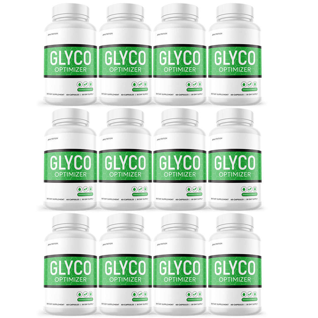 Glyco Optimizer - Blood Sugar Dietary Supplement 60 Capsules (12 Pack)