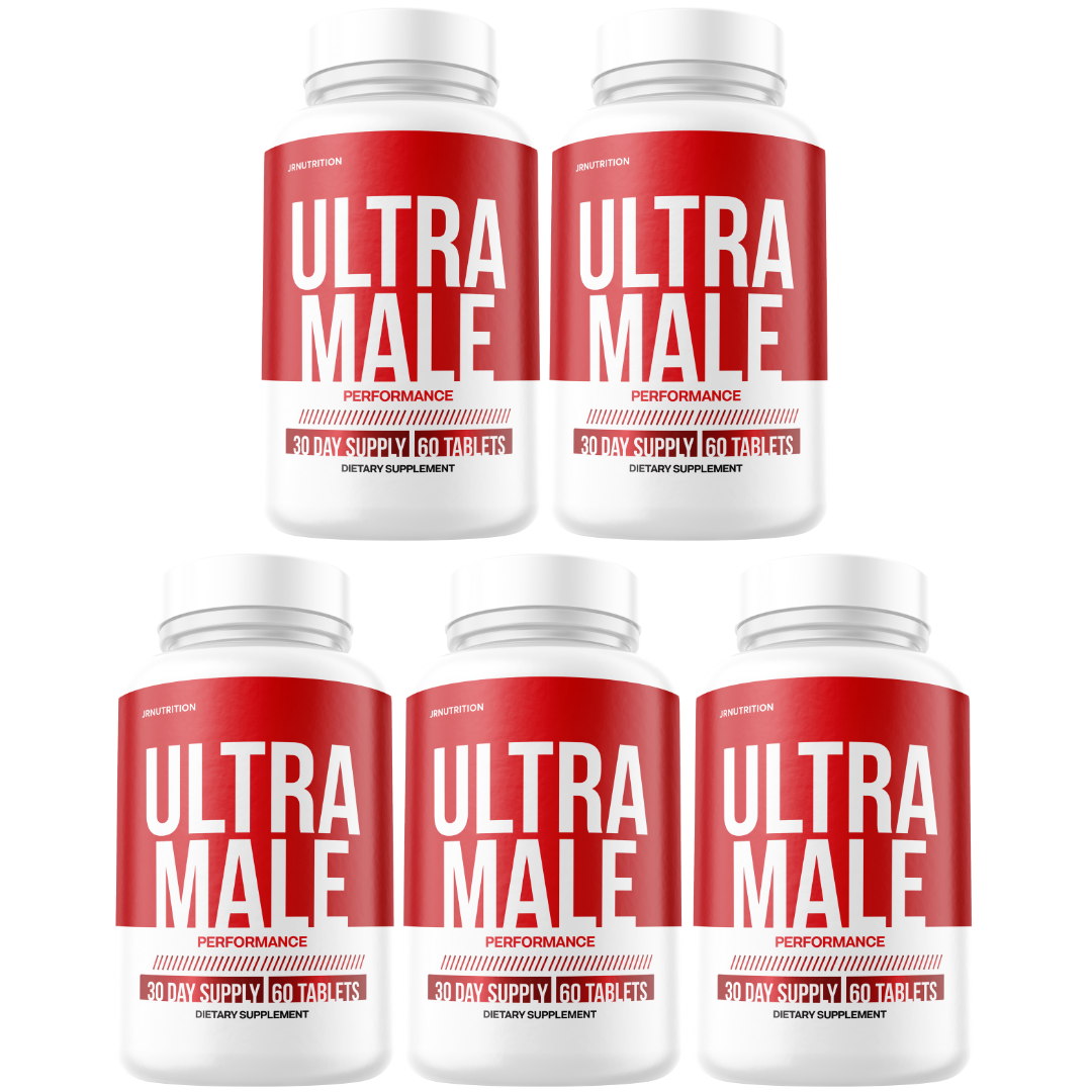 Ultra Male - Male Performance Dietary Supplement 60 Tablets (5 Pack)