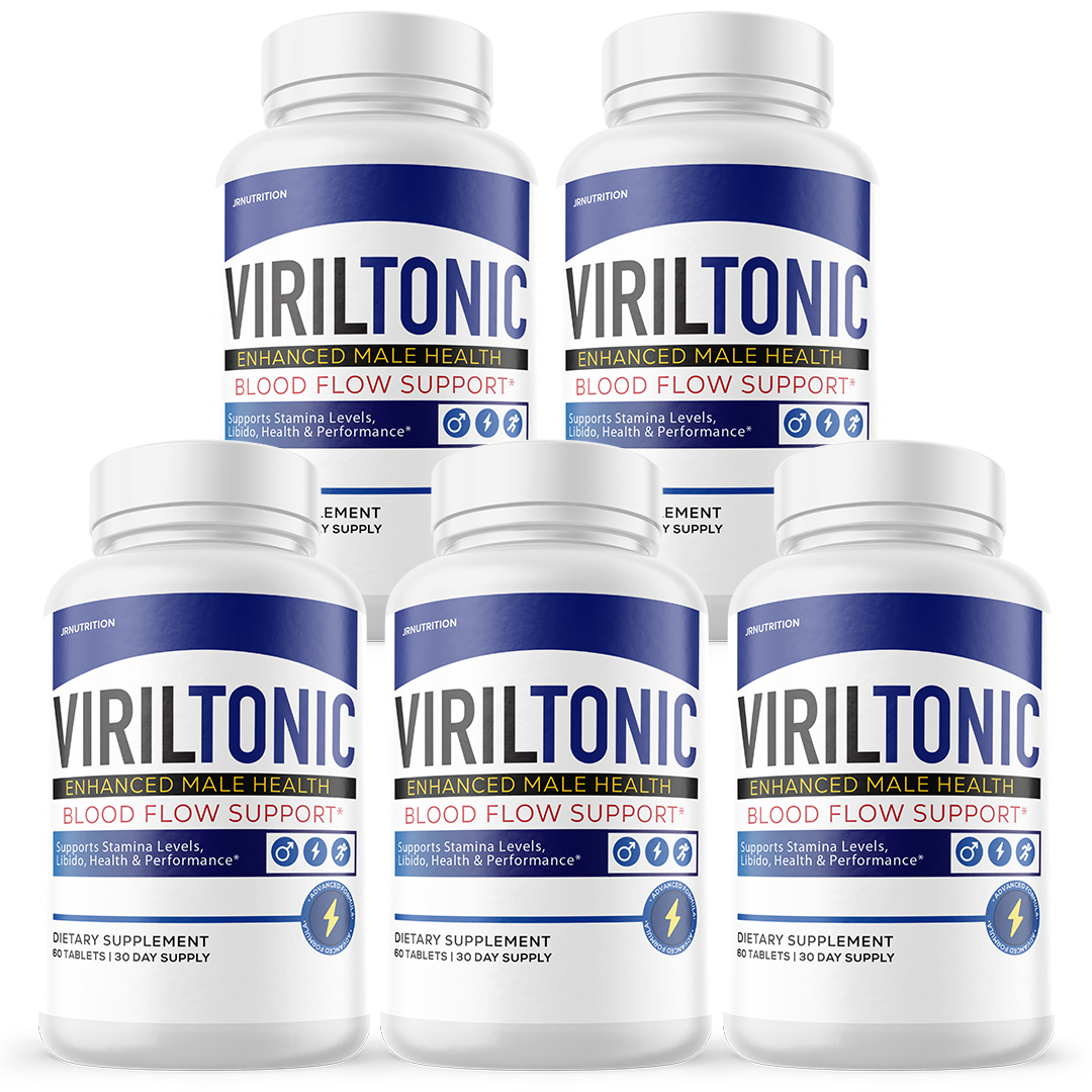 Viriltonic for Male, Viril Tonic Advanced Formula Men Support - 5 Bottles