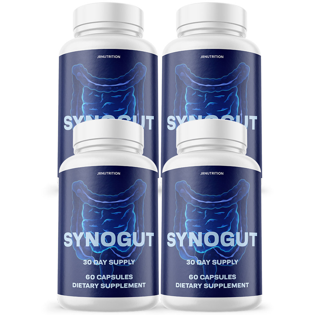 Synogut Pills Dietary Supplement for Gut Health - 4 Bottles