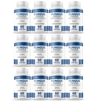 Fungus Exodus - Digestive System Dietary Supplement 60 Capsules (12 Pack)