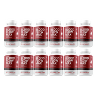 Blood Flow Max - Blood Formula Dietary Supplement (12 Pack)