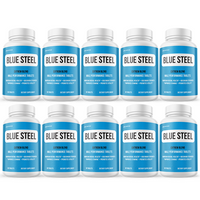 Blue Steel Male Health Tablets for Advanced Performance and T-level- 10 Bottles