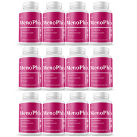 MenoPhix Capsules: Menopause support, Hormonal balance and Comfort - 12 Bottles