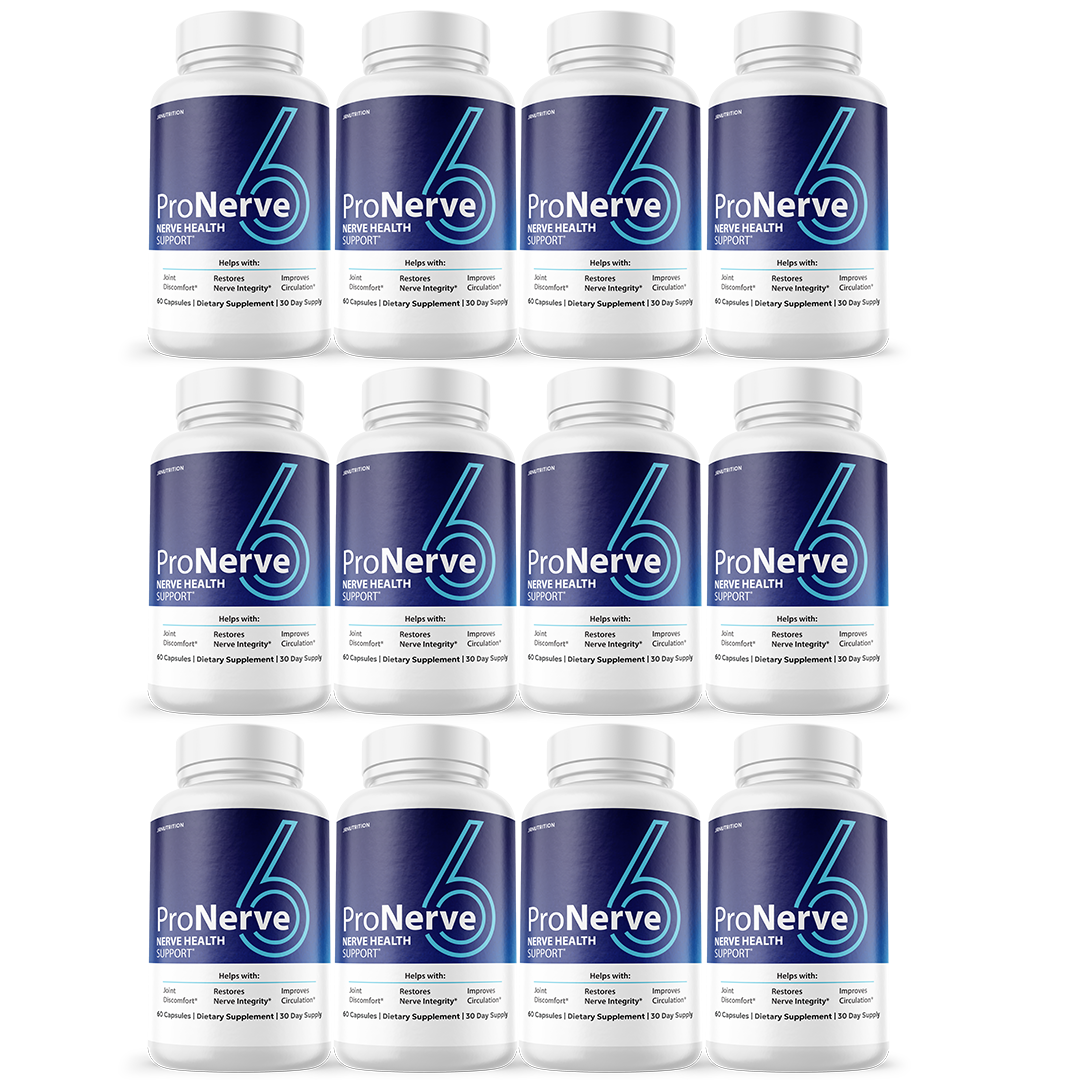 ProNerve6 Nerve Health Supplement to Support Nerve Functions Relief -12 Bottles