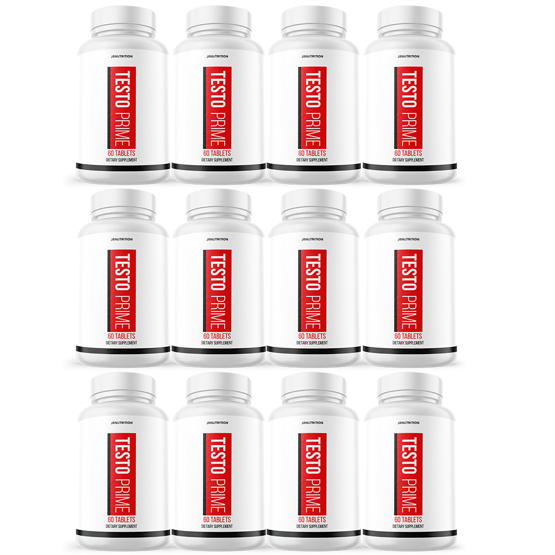 Testoprime Capsules Extra Strength Formula Supplement Testo Prime -12 Bottles