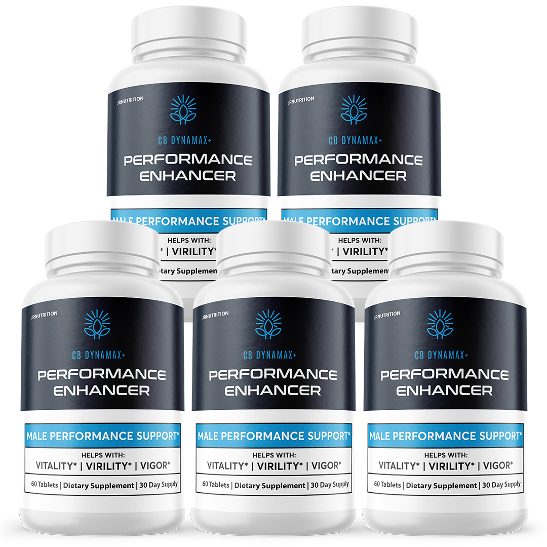 CB Dynamax+ Male Health Pills for Lasting Performance and Endurance - 5 Bottles