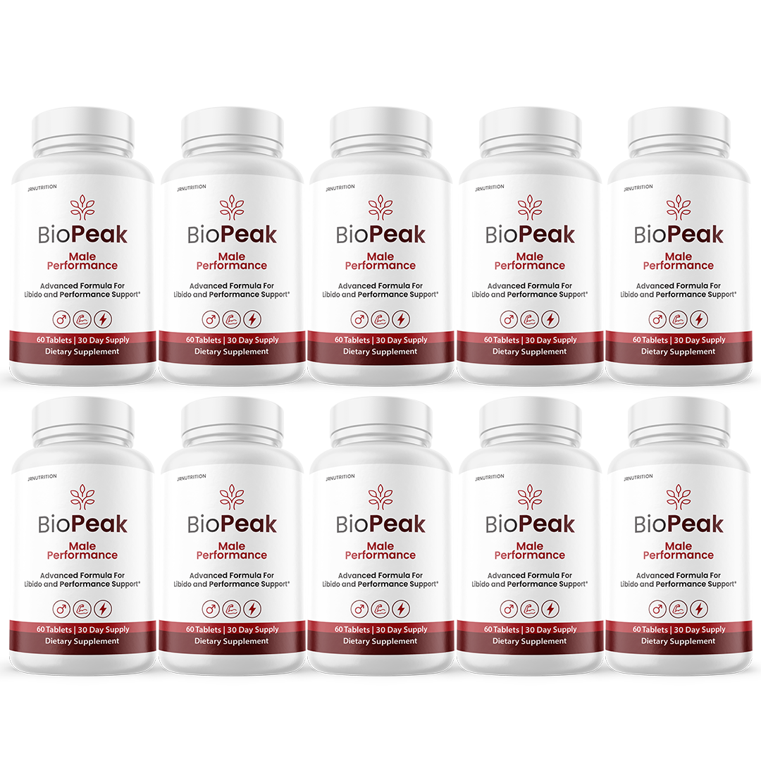 BioPeak Men Enhancement Capsules, BioPeak Pills Last longer - 10 Bottles
