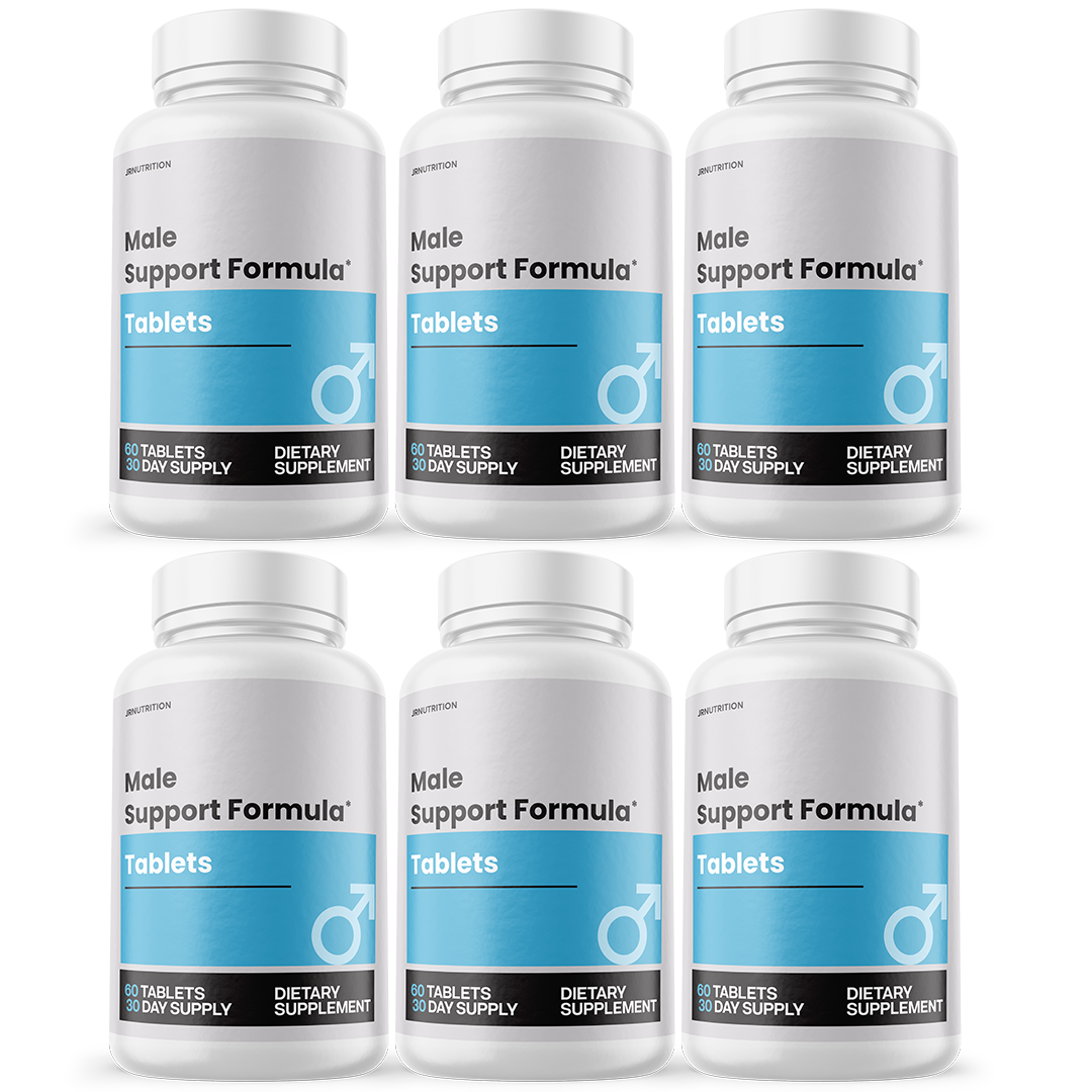 Male Support Formula - Male Enhancement Dietary Supplement 60 Tablets (6 Pack)