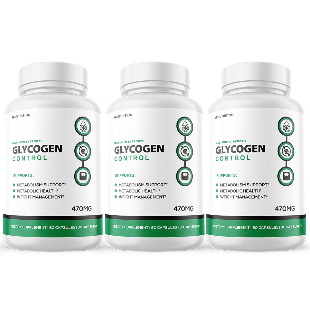Glycogen Control Blood Capsules, Blood Sugar Control Pills - 3 Bottles