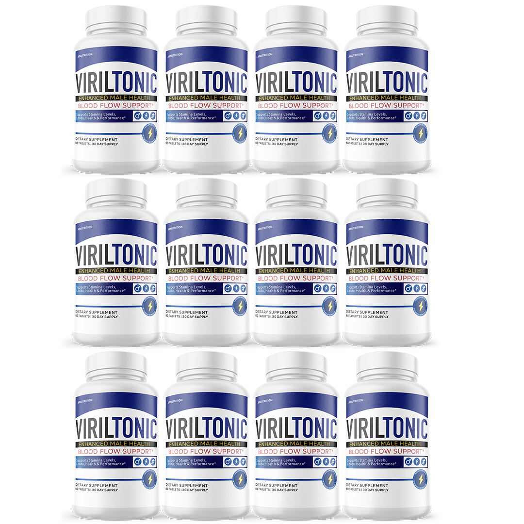 Viriltonic for Male, Viril Tonic Advanced Formula Men Support - 12 Bottles