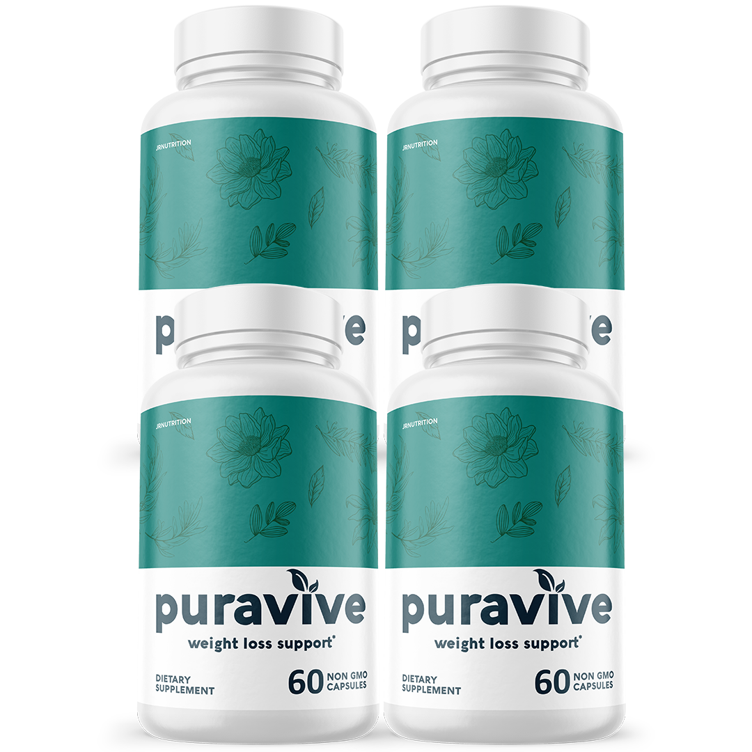 Puravive - Weightloss Support Dietary Supplement 60 Capsules (4Pack)