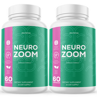 Neuro Zoom - Cognitive Support Dietary Supplement 60 Capsules (2 Pack)