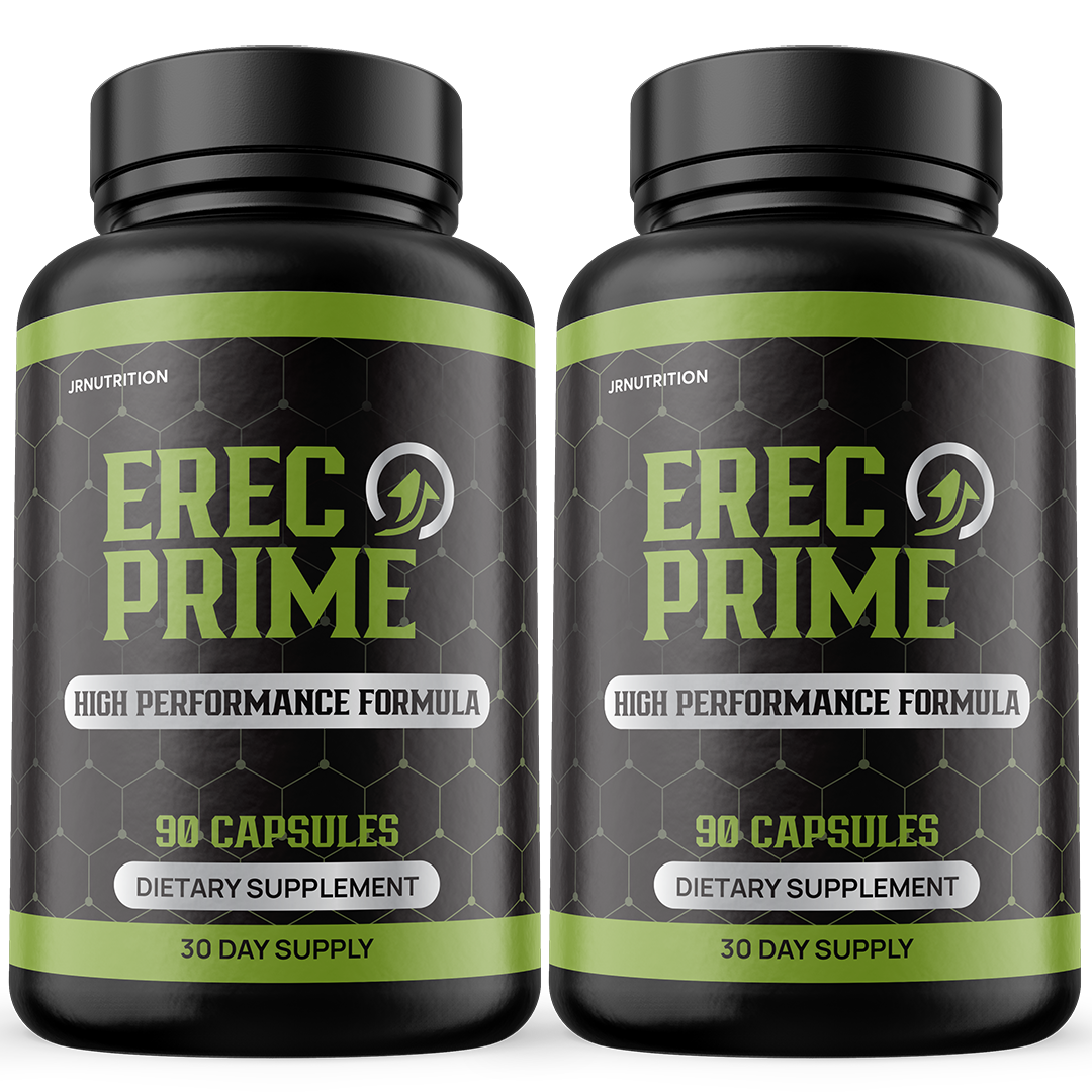 Erec Prime Supplement for Men Virility, Male Performance Pills - 2 Bottles