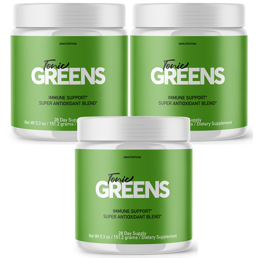 Tonic Greens - Digestive Support Dietary Supplement 2 Grams (3 Pack)