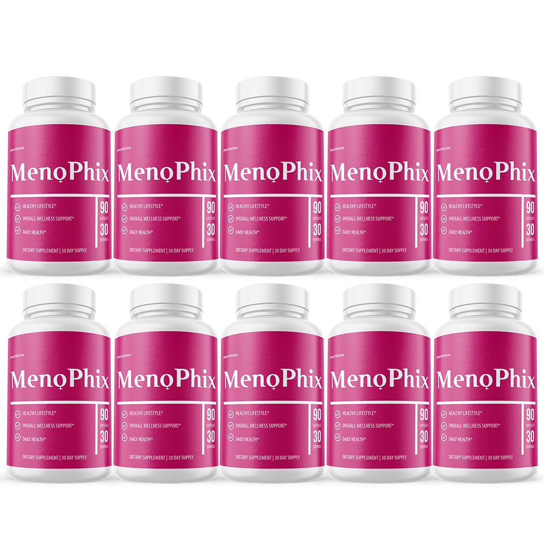 MenoPhix Capsules: Menopause support, Hormonal balance and Comfort - 10 Bottles