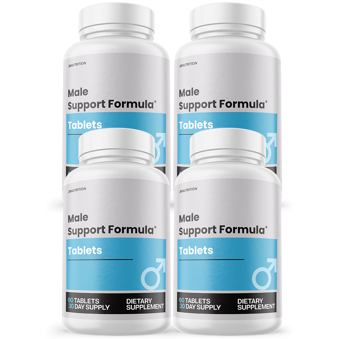 Male Support Formula - Male Enhancement Dietary Supplement 60 Tablets (4 Pack)