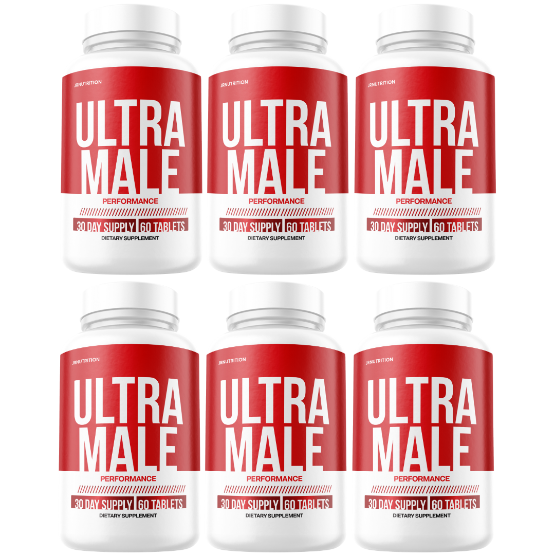 Ultra Male - Male Performance Dietary Supplement 60 Tablets (6 Pack)