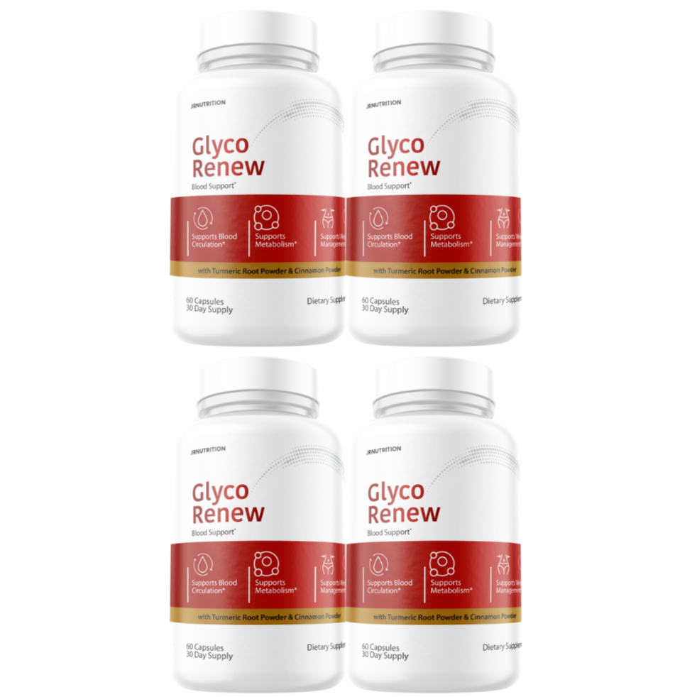 Glyco Renew - Blood Support Dietary Supplement (4 Pack)