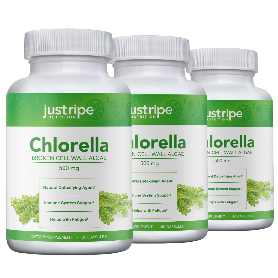 Chlorella Broken Cell Wall Algae - 3 Bottles