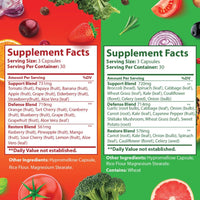 Balance of Fruits and Veggies Whole Food Supplements - Made by Just Ripe Nutrition