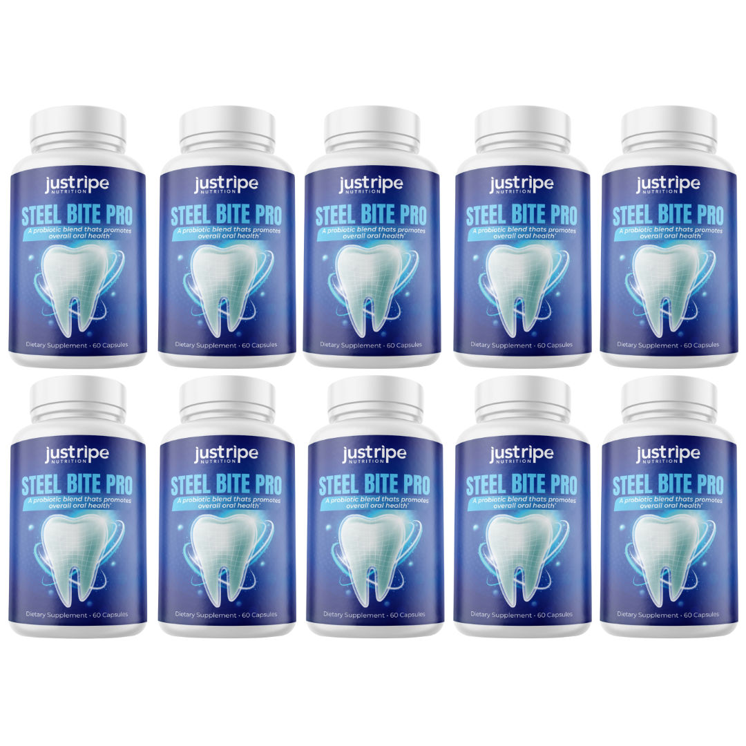 Steel Bite Pro for Teeth and Gum Repair Advanced Formula Dental, 10 Pack