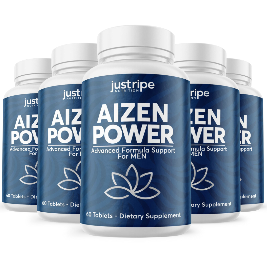 5 Pack Aizen Power Male Supplement for Drive & Energy 60ct