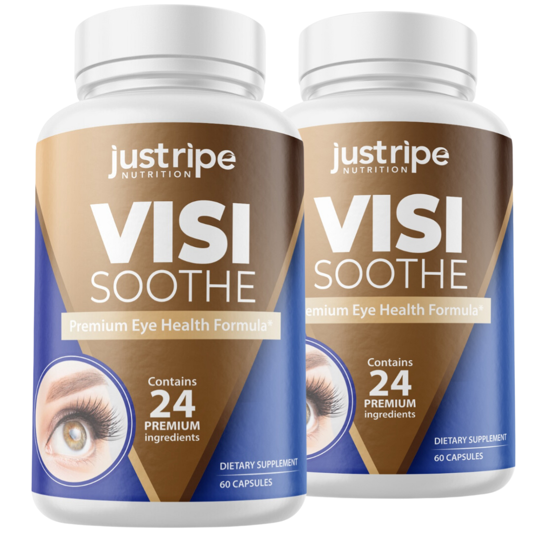 2 Pack VisiSoothe - Premium Eye Health Formula - 24 Premium Ingredients -60 Caps