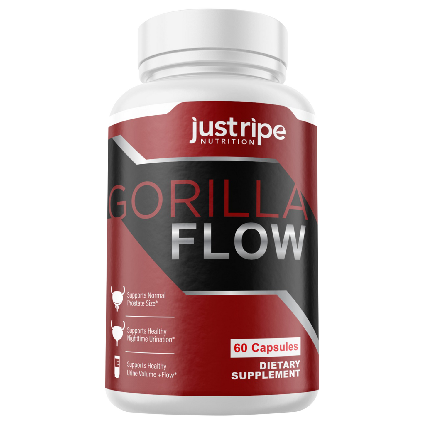 Gorilla Flow Capsules Extra Strength Mens Supplement- 60 Capsules