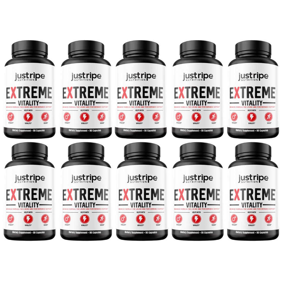 Extreme Vitality - Male Vitality Pills - Performance Support, 10 Pack