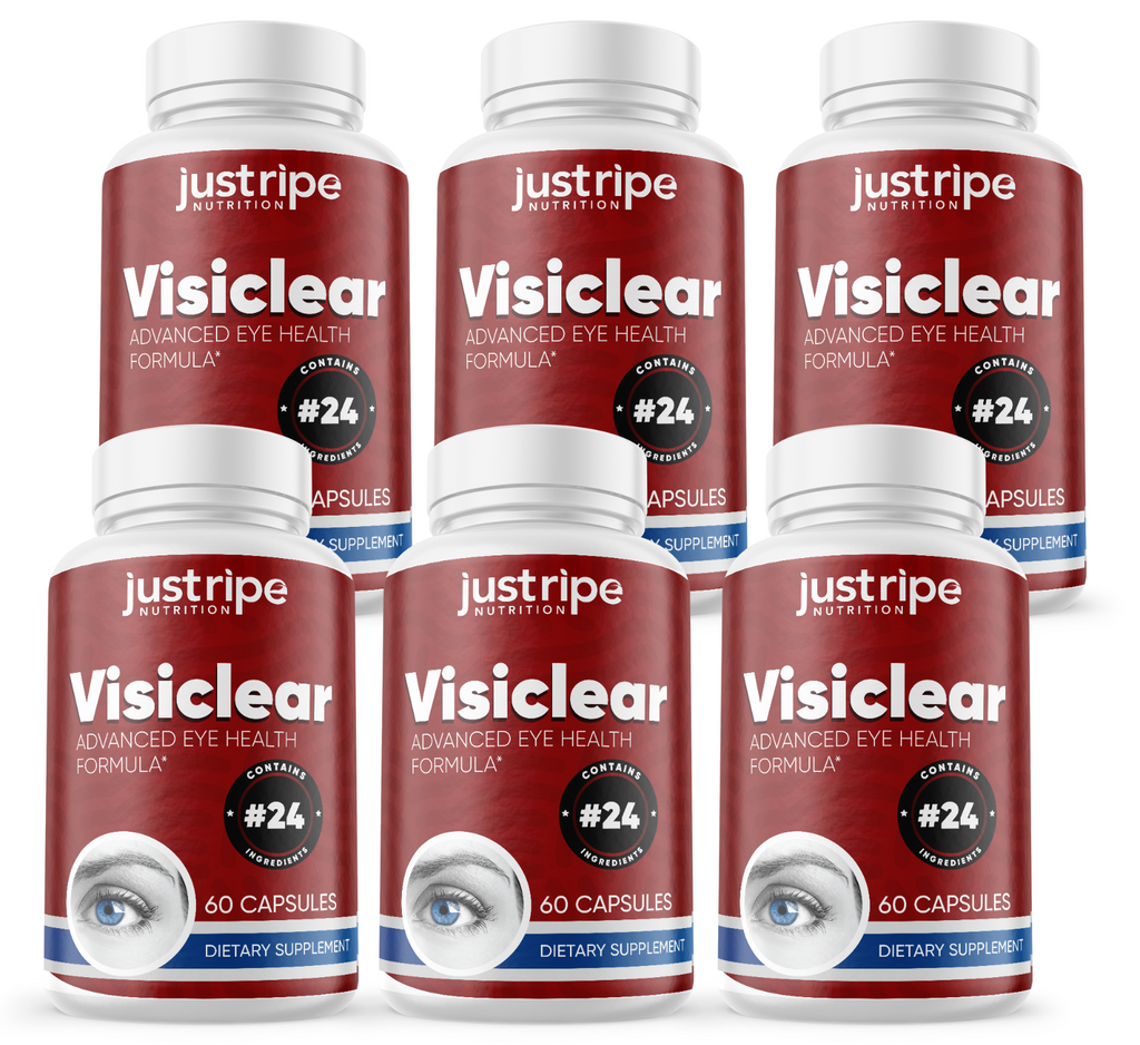 6 Pack VisiClear Advanced Eye Formula for Eyes Supplement Formula