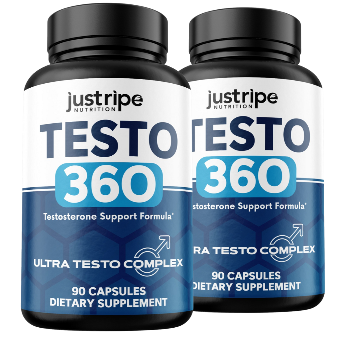 2 Pack Testo 360 Supplement for Energy & Vitality w/ Tribulus Terrestris