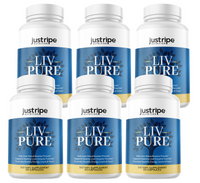 6 Pack LivPure Capsules For Liver Detox Support - LivPure Liver Health Formula