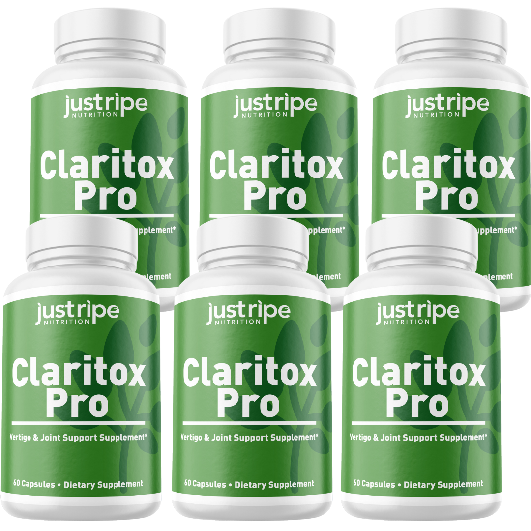 6 Pack Claritox Pro Dietary Supplement 60 Capsules